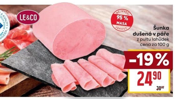 Šunka dušená nejvyšší jakosti LE&amp