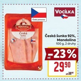 Šunka Mandolína Vocílka