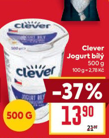 Bilý jogurt Clever