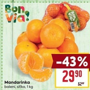 Mandarinky Billa Bonvia