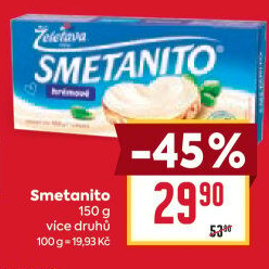Sýr tavený Smetanito Želetava