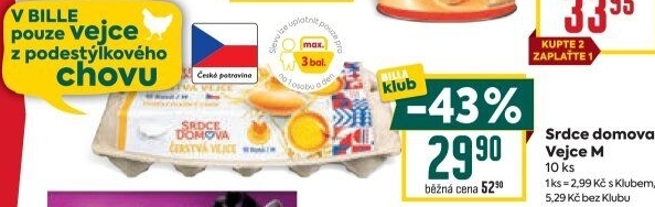 Vejce z podestýlky M Srdce Domova