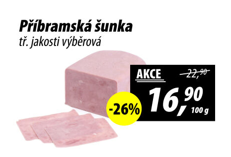 Šunka výběrová příbramská