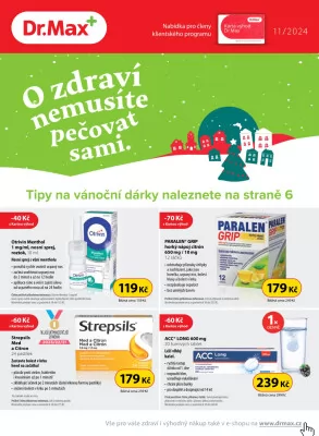 akční leták Dr. Max 1.11.2024-30.11.2024