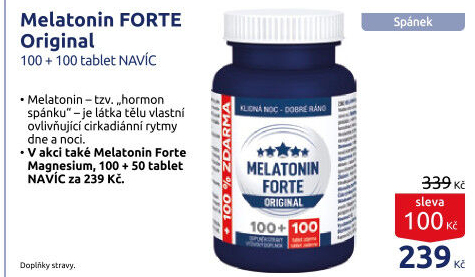Doplněk stravy Melatonin Forte