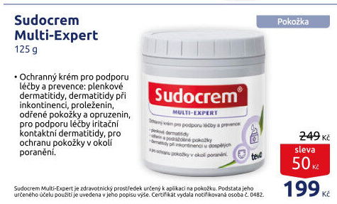 Krém na ekzém a akné Multi Expert Sudocrem