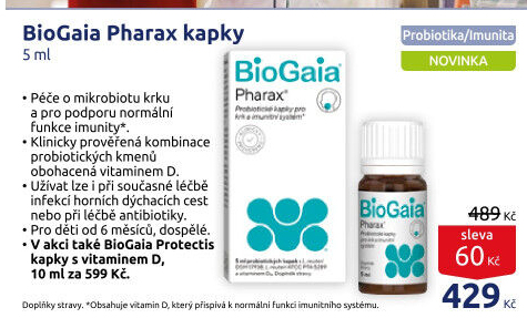 Probiotické kapky Pharax BioGaia