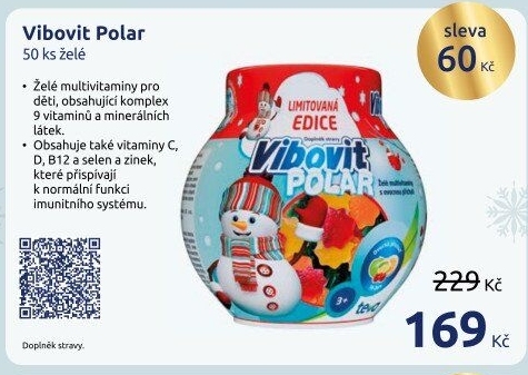 Vitamíny želé bonbony Vibovit