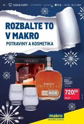 akční leták Makro 23.10.2024-19.11.2024