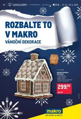 akční leták Makro 23.10.2024-19.11.2024
