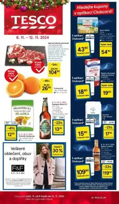 akční leták Tesco 6.11.2024-12.11.2024