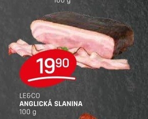 Anglická slanina LE&amp