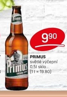 Pivo světlé výčepní 10° Primus
