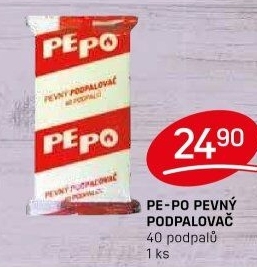Podpalovač pevný Pe-Po