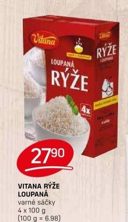 Rýže loupaná dlouhozrnná Vitana