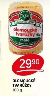 Sýr tvarůžky olomoucké A.W.
