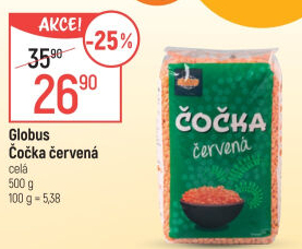 Čočka červená Globus
