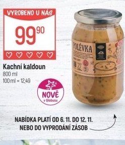 Kachní kaldoun Globus