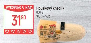 Houskový knedlík Globus