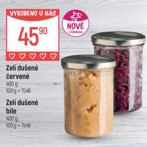 Zelí bílé sterilované