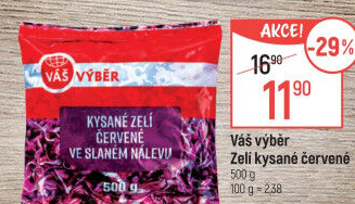 Zelí kysané červené Váš výběr