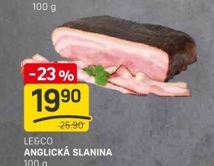 Anglická slanina LE&amp
