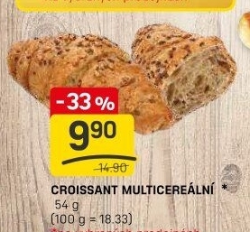 Croissant multicereální