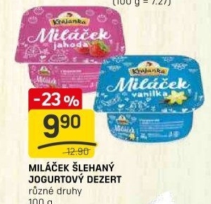Jogurtový dezert Miláček Krajanka