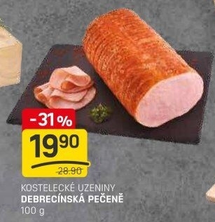 Pečeně debrecínská Kostelecké uzeniny