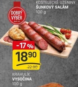 Salám vysočina Dobrý Výběr