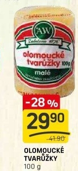 Sýr tvarůžky olomoucké A.W.