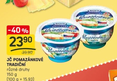 Tradiční pomazánkové Jihočeské Madeta