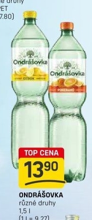 Voda ochucená Ondrášovka