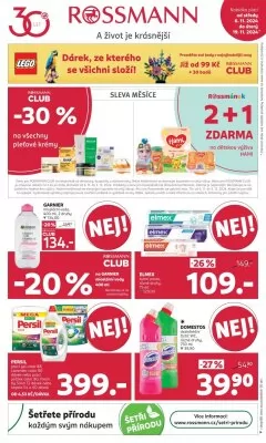 akční leták ROSSMANN drogerie 6.11.2024-19.11.2024