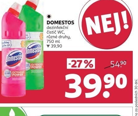 Čistič WC gelový Domestos