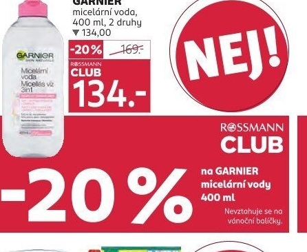 Micelární voda Garnier