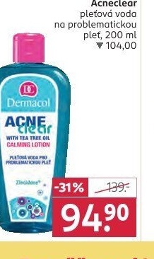 Pleťová voda Acneclear Dermacol