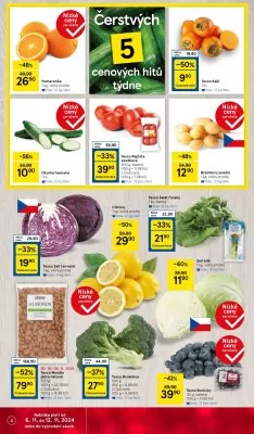 akční leták Tesco 6.11.2024-12.11.2024