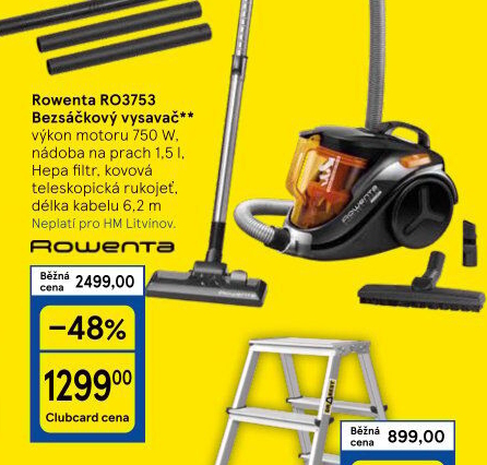 Bezsáčkový vysavačRowenta RO3753