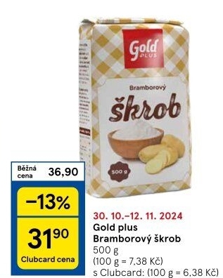 Bramborový škrob Gold Plus