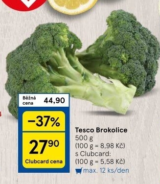 Brokolice Tesco