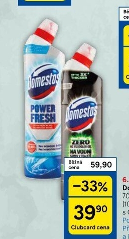 Čistič WC gelový Domestos
