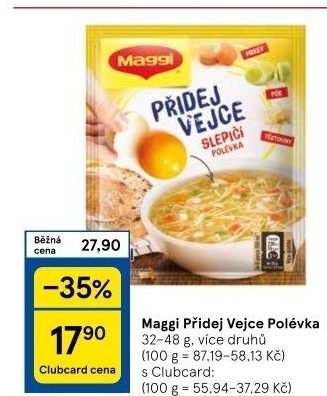 Instantní polévka Přidej vejce Maggi
