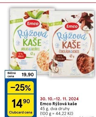 Kaše rýžová Emco