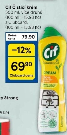 Krémový čistič Cif Cream