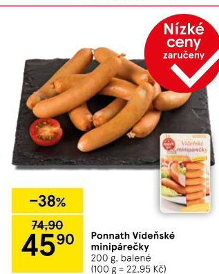 Minipárečky vídeňské Ponnath