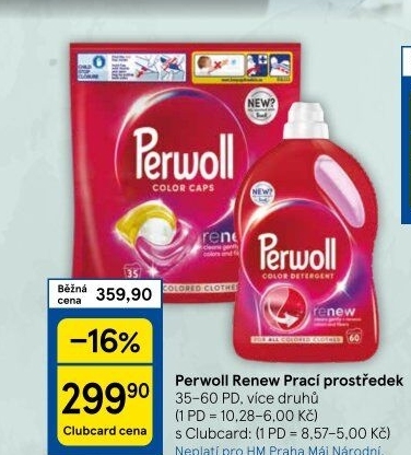 Prací prostředky Perwoll