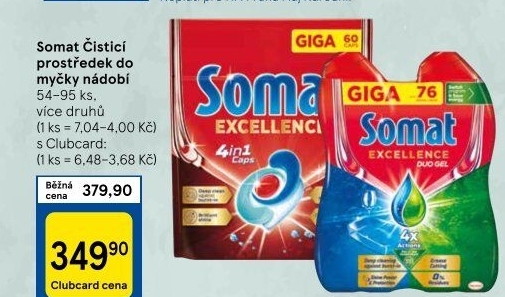 Prostředky do myčky Somat