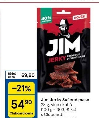 Sušené maso Jim Jerky