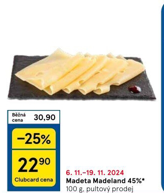 Sýr Madeland 45% Madeta